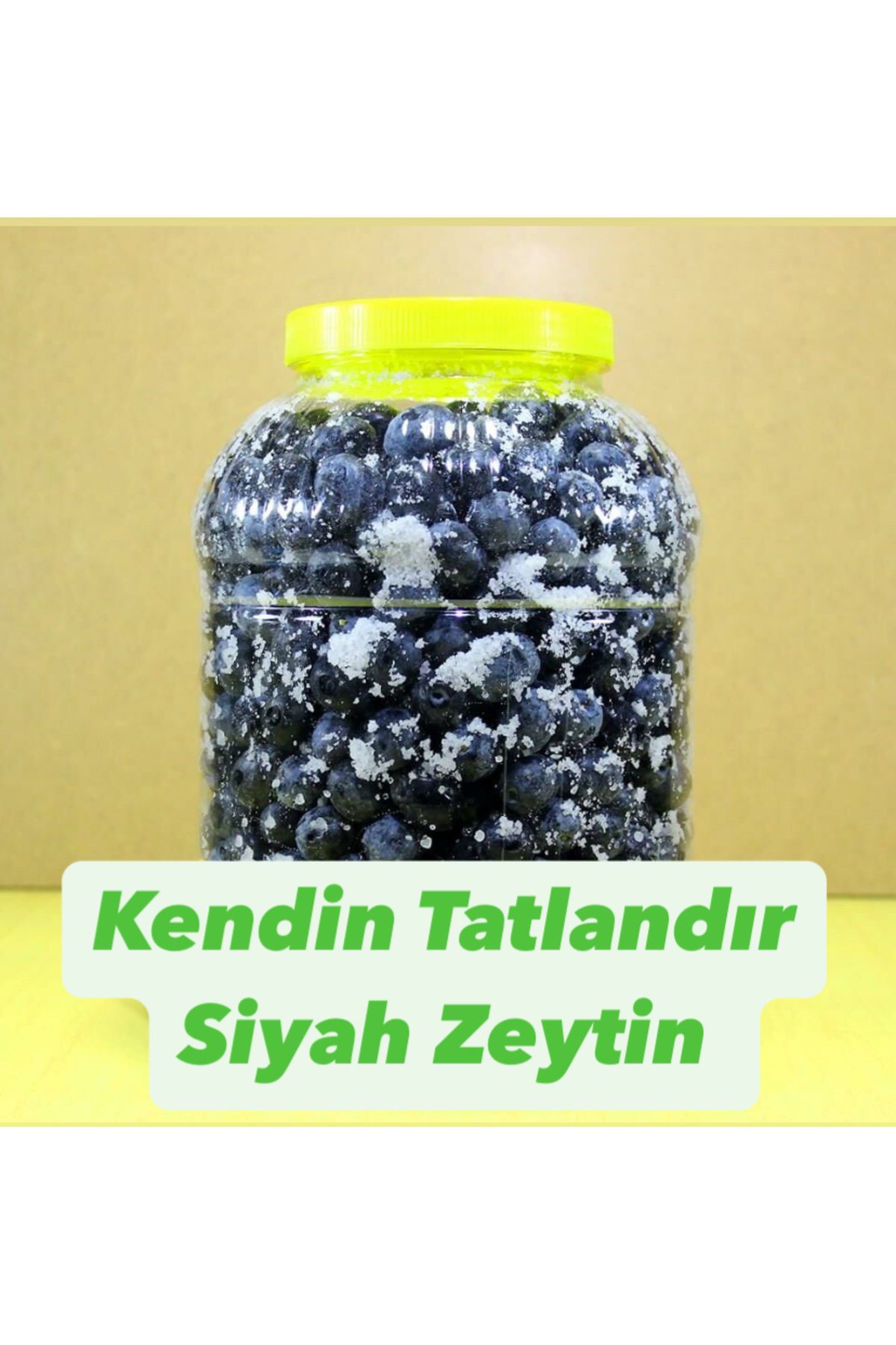 Kendin Tatlandır Siyah Zeytin Net 3 Kg