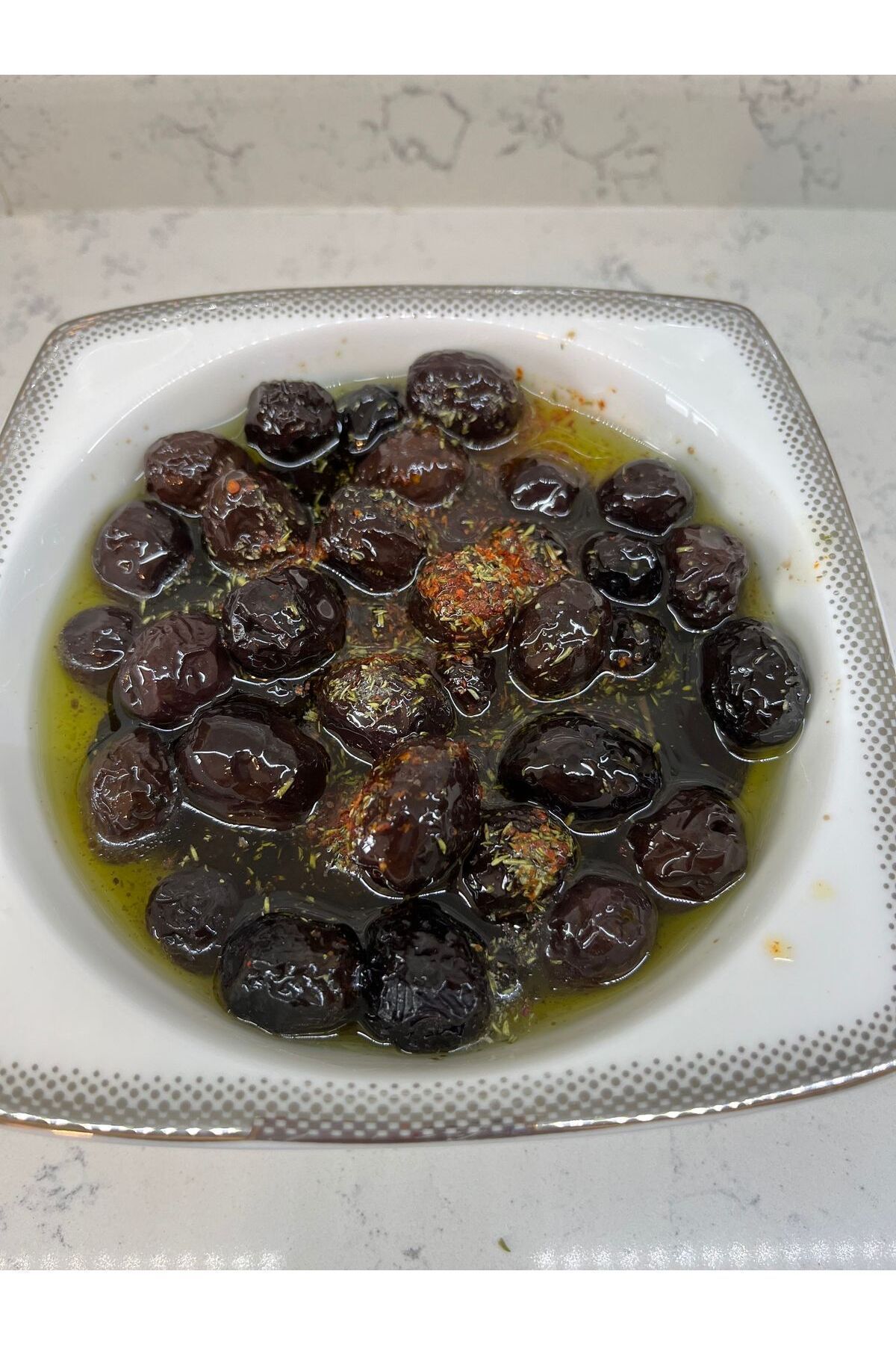 Soslu Siyah Zeytin ( Net 1 kg )