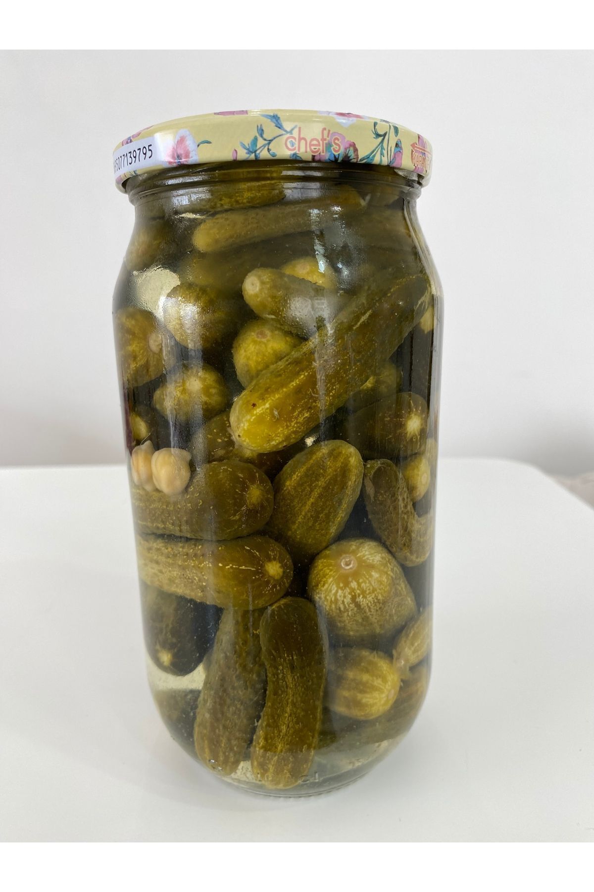 KORNİŞON TURŞU 1 LİTRE CAM KAVANOZ