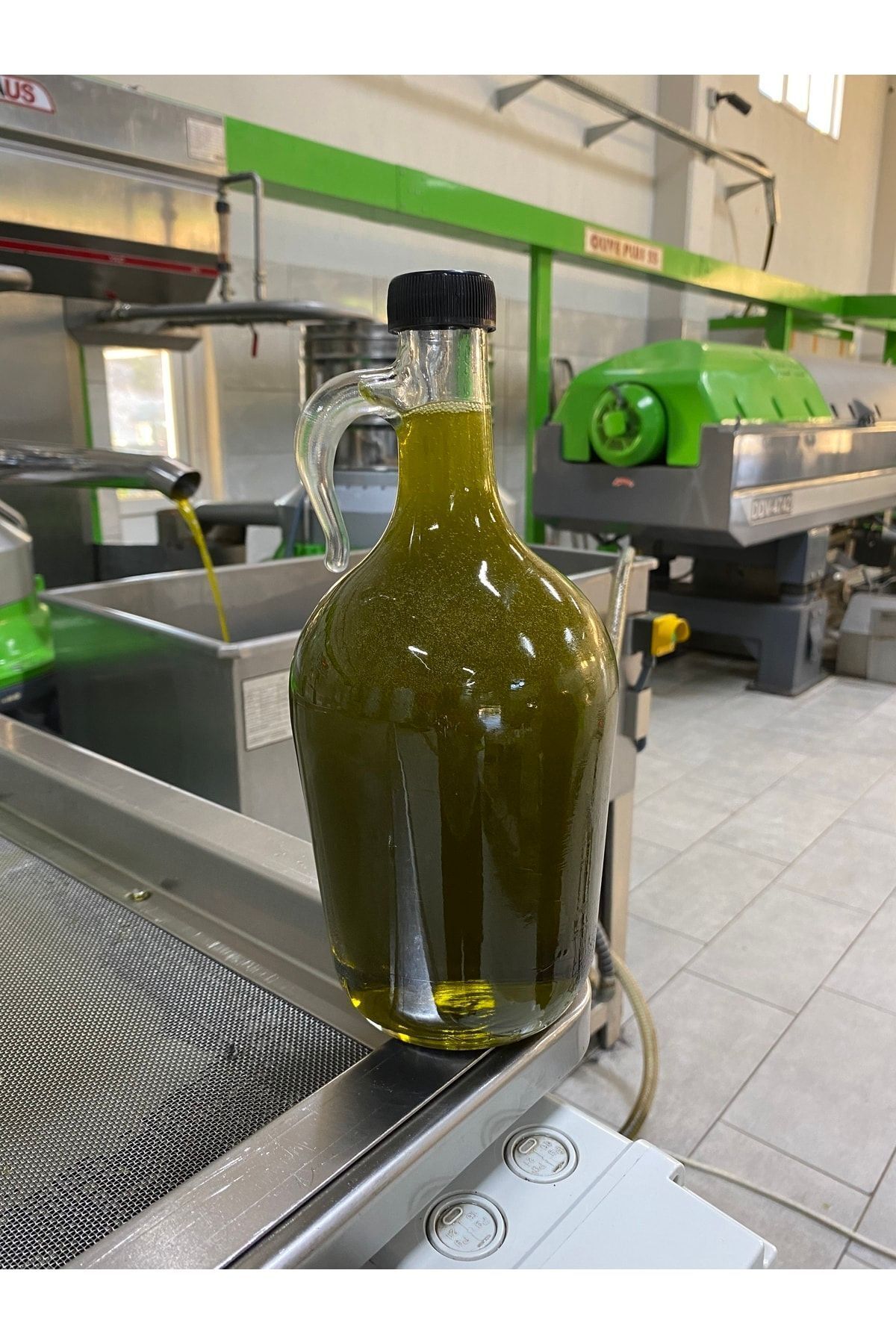 1 Lt Galon Cam Şişe Filtre Edilmemiş Ilk Hasat Zeytinyağı