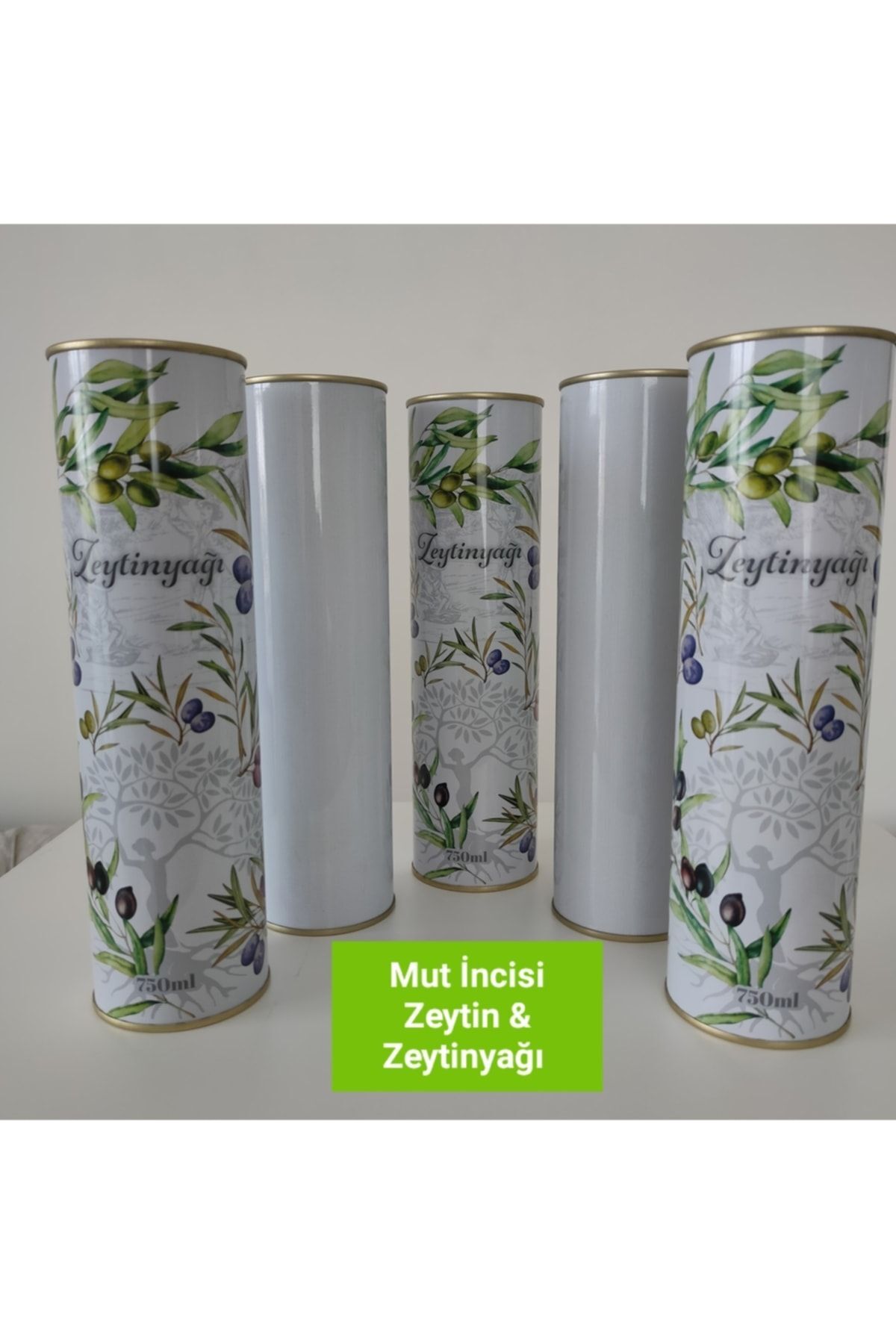 Delice ( Harap ) Zeytinyağı 750 Ml Teneke Kutu 5 Adet