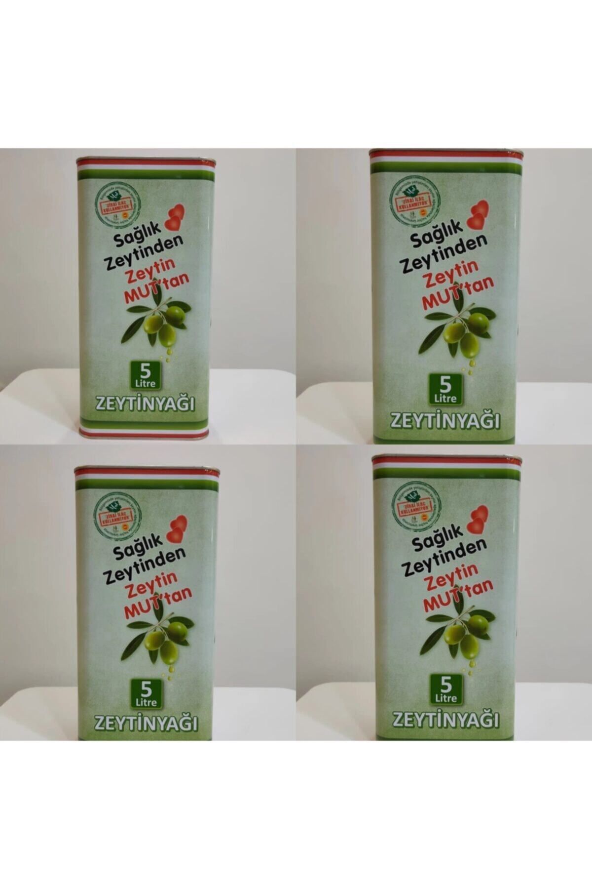 Mut Zeytinyağı 4x5=20 Litre Yeni Sezon Erken Hasat Soğuk Sıkım Zeytinyağı